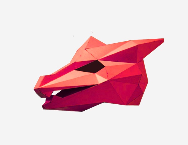 Máscara Dragón Rojo