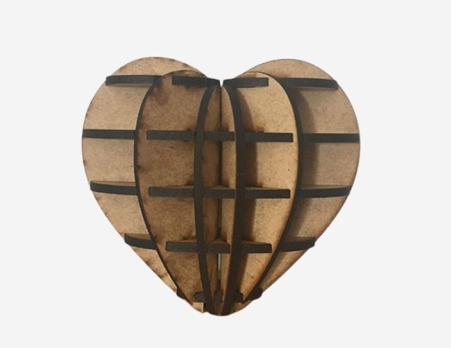 Decorativo Corazón 3D