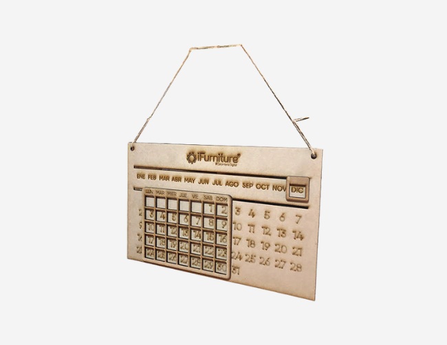 Calendario colgante